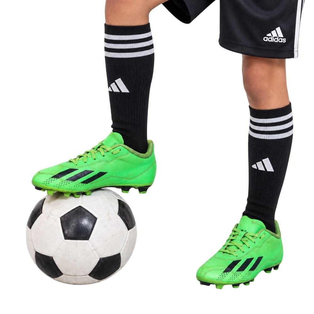 Adidas Green Black Soccer Cleats Youth Size 4